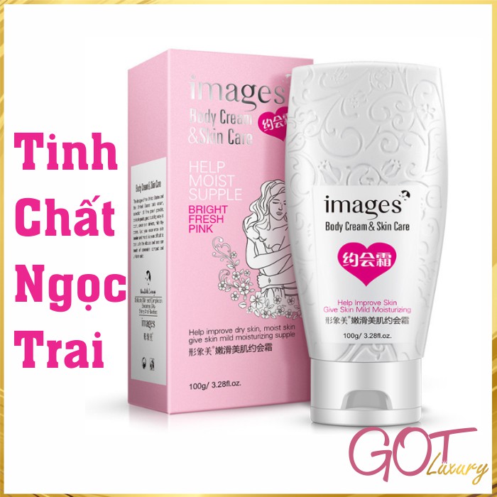 Combo Bộ Chăm Sóc Da Body Dưỡng Thể Ngọc Trai Tẩy Da Chết Body Trắng Mịn Tặng Kèm Kem Dưỡng Da Tay Hàng Nội Địa Trung