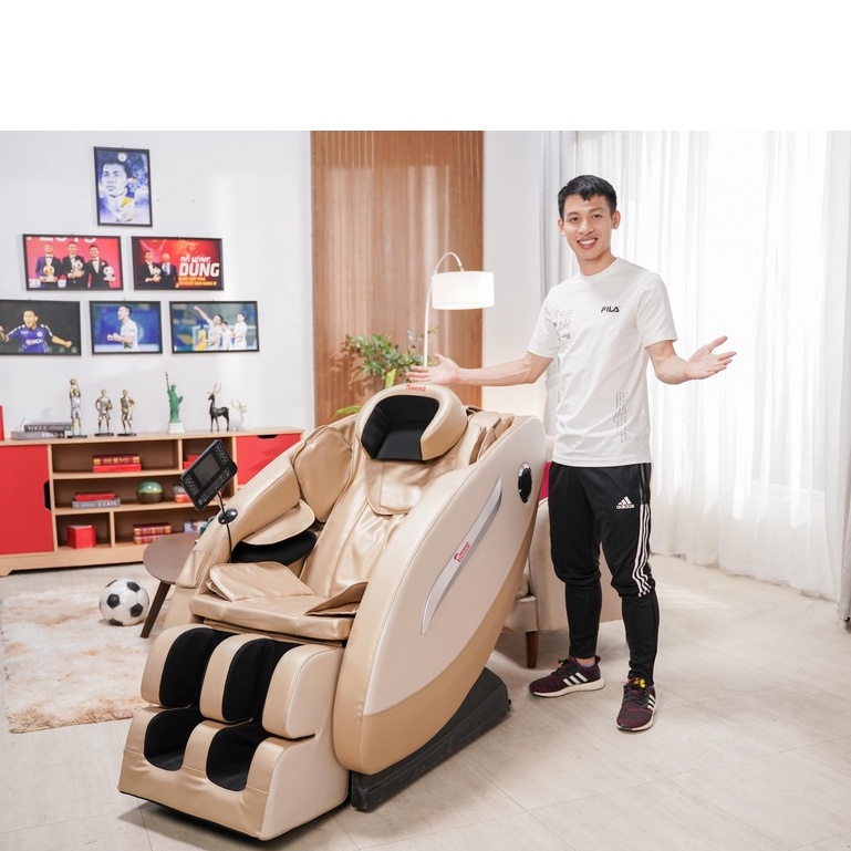 [Con lăn 4D] Ghế massage trị liệu toàn thân TOSHIKO T8 Bảo Hành 6 năm công nghệ con lăn 4D cao cấp giúp thư dãn tại nhà