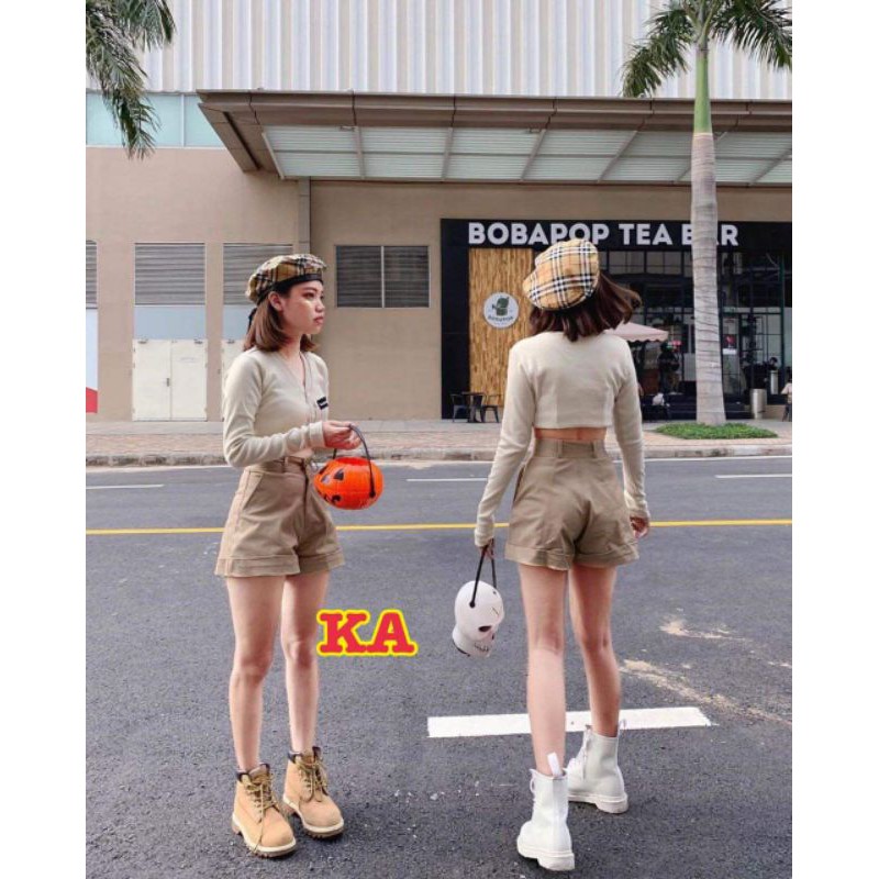Quần đùi gấp gấu,AN MINH, chất kaki hot hit