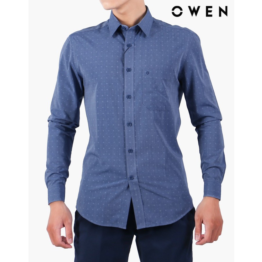 Áo Sơ mi dài tay OWEN Slimfit - AS91445DT