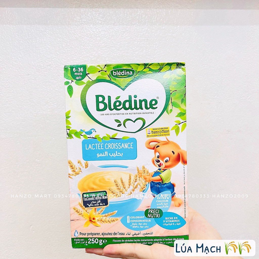 Bột ăn dặm Bledina 250g cho bé 6-36 tháng tuổi (Pháp)
