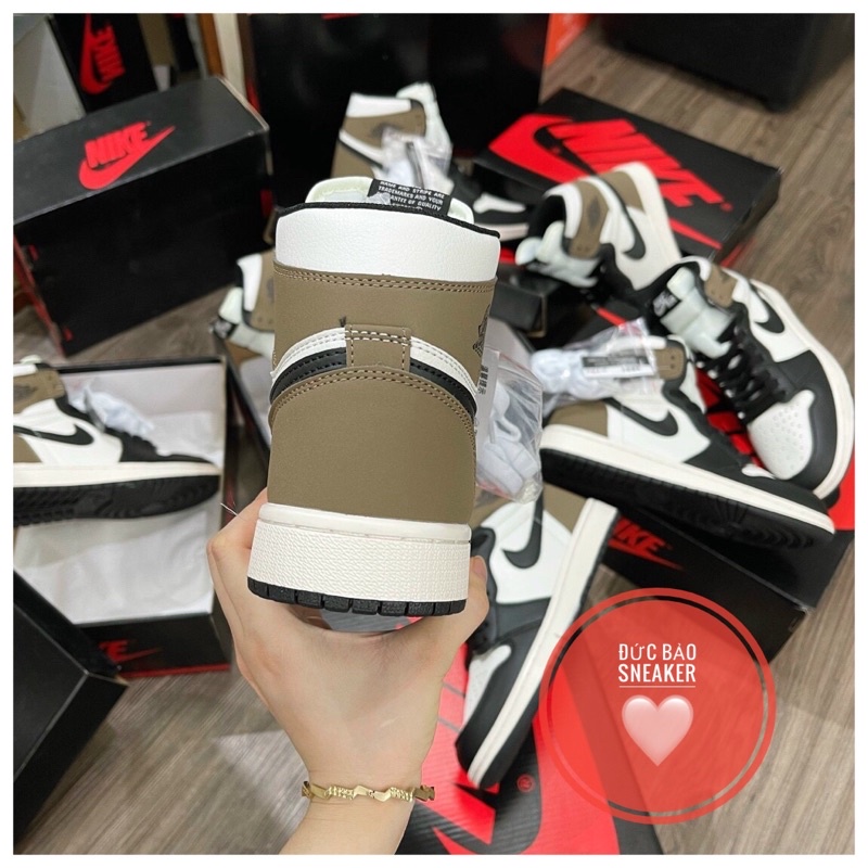 -THỂ THAO NAM NỮ SNEAKER[FREE SHIP]Giày jocdan 1 xanh đen cổ cao ❤️Full bill full bõ