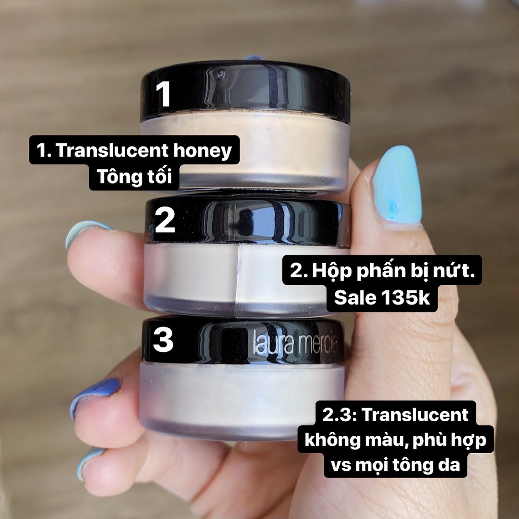 [Bill chính chủ] Phấn phủ Laura Mercier Translucent Loose Setting Powder mini 1g/3,5g | BigBuy360 - bigbuy360.vn