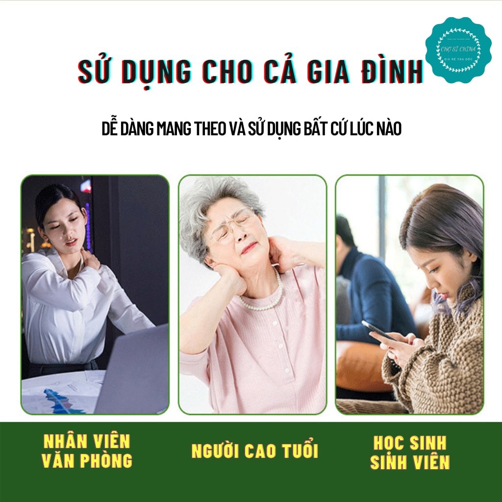 [❤️ DEAL SỐC ❤️] MIẾNG DÁN VAI GÁY NGẢI CỨU ĐÔNG Y THẢO DƯỢC GIẢM ĐAU CỔ VAI NHANH CHÓNG