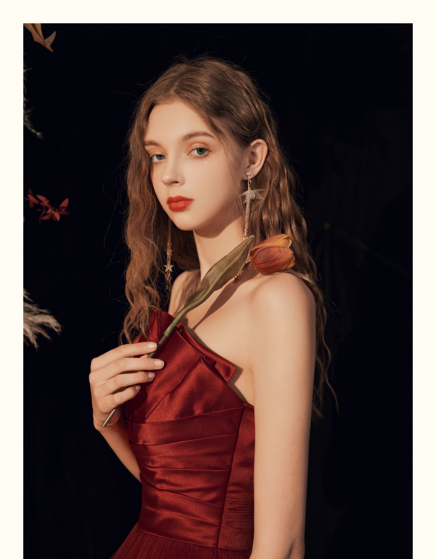 Toast clothing women new style wine red elegant banquet evening dress skirt long slim fashion dress | BigBuy360 - bigbuy360.vn
