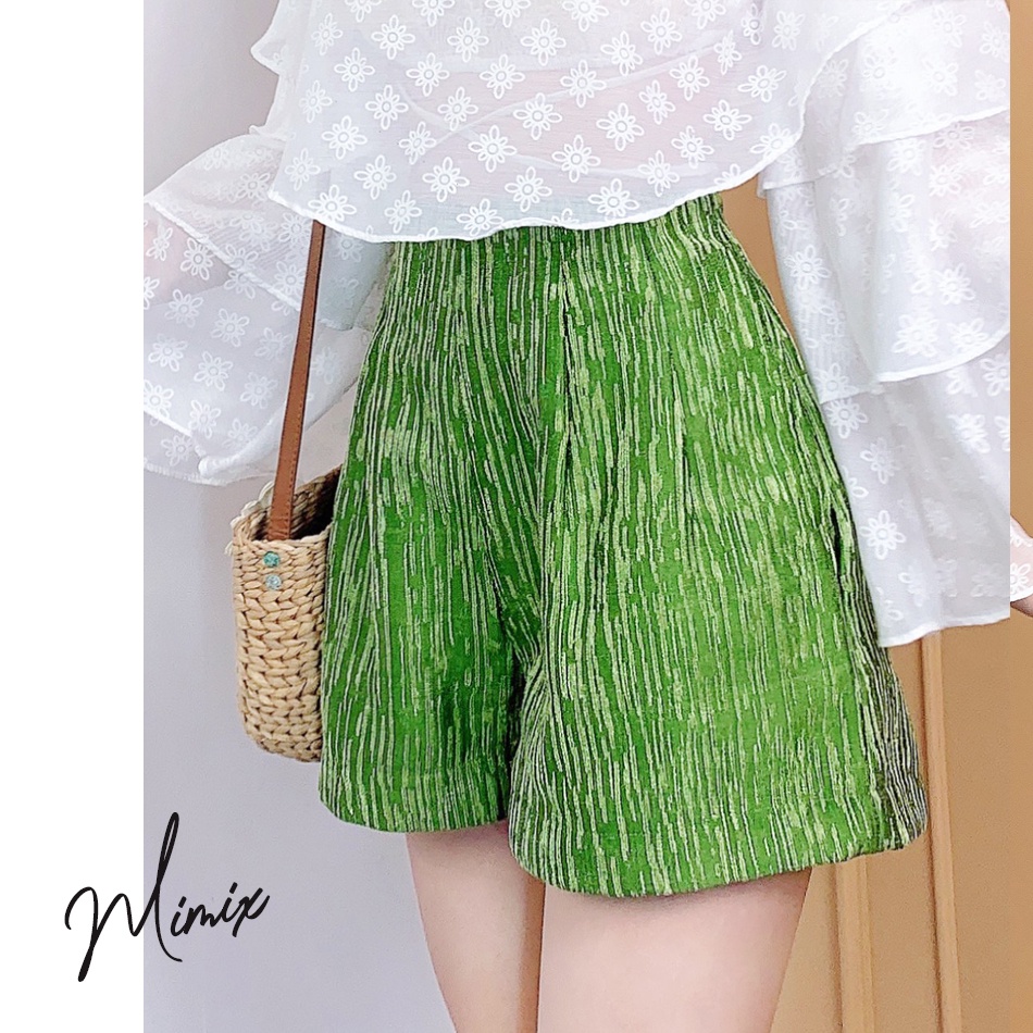 Quần short nữ ánh nhũ năng động MIMIX CH1125
