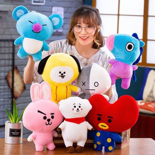 [ẢNH THẬT SIÊU ĐẸP] GẤU BÔNG BTS BT21 SIZE 20 cm [ SIÊU MỀM MỊN]