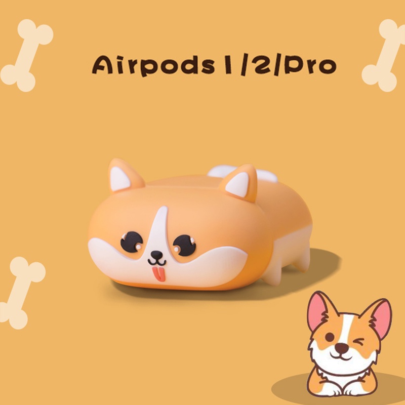 Vỏ Bảo Vệ Hộp Sạc Tai Nghe compatible AirPods 2 /pro / 3Rds3Rds 1/2Gen