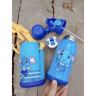 Bình Nước Giữ Nhiệt Có Túi Đeo Cho Bé