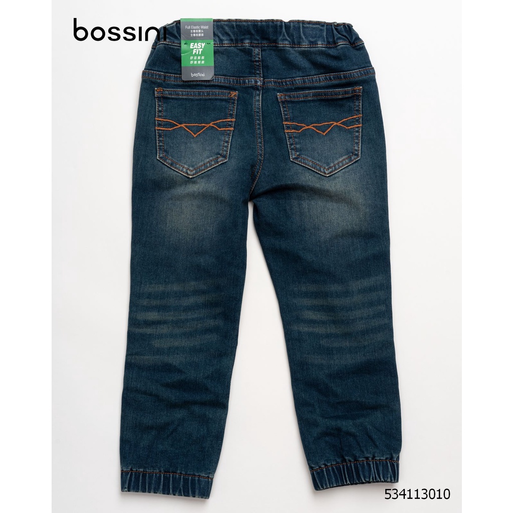 Quần jean bé trai kiểu jogger in chữ Urban Sports Bossini 534113010