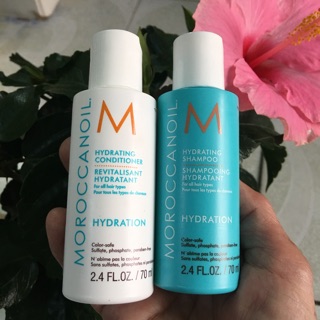 Cặp gội xả dưỡng ẩm Moroccanoil Moroccanoil Hydration 70mlx2