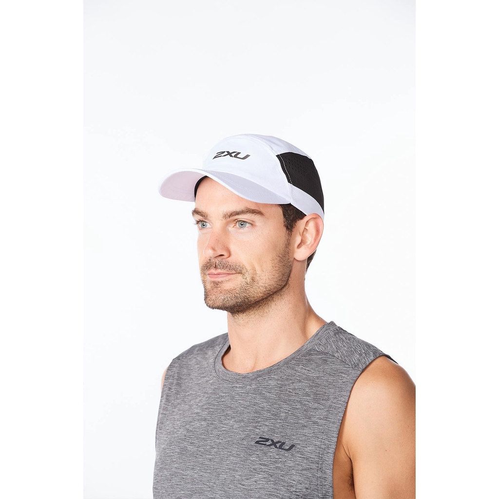 Mũ, Nón Thể Thao Nam, Nữ 2XU Light Speed Unisex Cap Màu Trắng 2XUUQ6540FWH