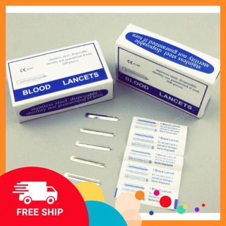 Kim chích mụn Máu Blood Lancets ( hộp 200 cây )