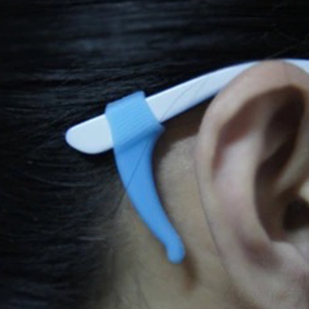 Set 2 cặp móc silicon gắn gọng kính chống trượt