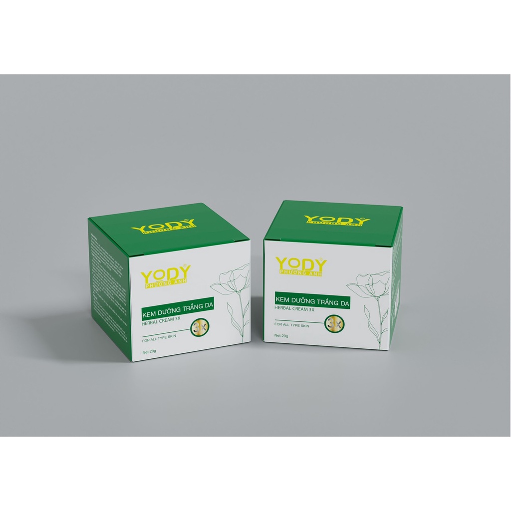 Kem face 3X Yody White Phương Anh chính hãng - Kem dưỡng trắng da ban ngày