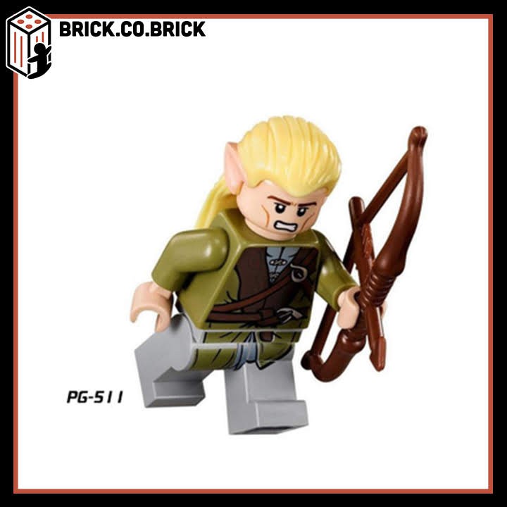 Lính Trung Cổ Trò Chơi Vương Quyền Lord of the Rings Đồ Chơi Non LEGO Minifigure Castle PG8027