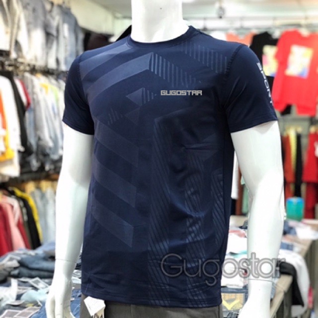 Áo Thun Nam Dập Vân CT GUGOSTAR G298, Thun Thể Thao Co Giãn 4 Chiều