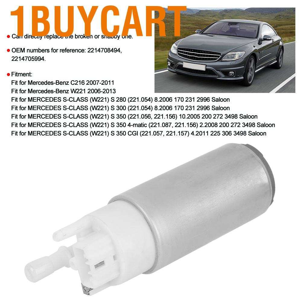 Bơm nhiên liệu điện tử 2214708494 độc đáo Cho Mercedes Benz W221 S350 S450 S500 S600 Cl600
