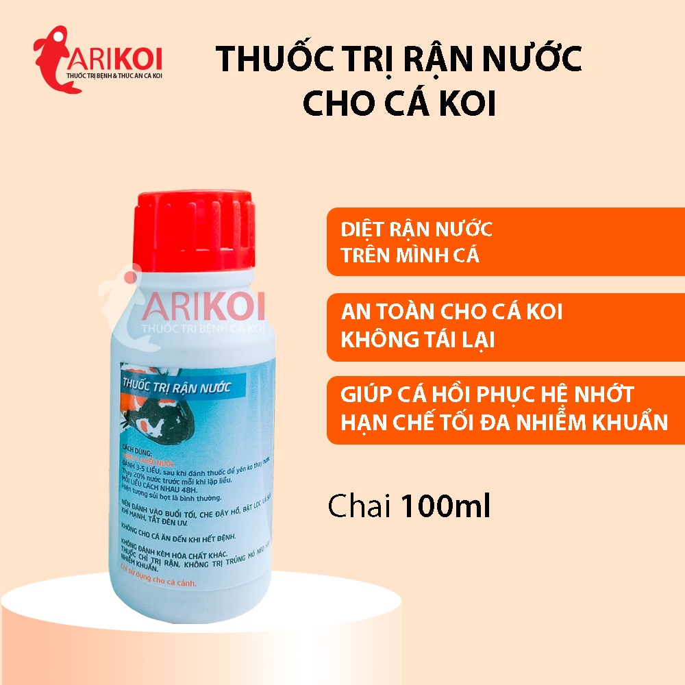 Dung dịch trị rận nước cho cá koi, cách trị rận nước trong bể cá nhanh chóng không tái lại giúp cá hồi phục khi bị rận
