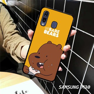 [FSS09JAN-Hoàn 20% xu] ỐP LƯNG SAMSUNG M10 M20 M30  - ỐP GẤU BARE&BEAR CHỮ