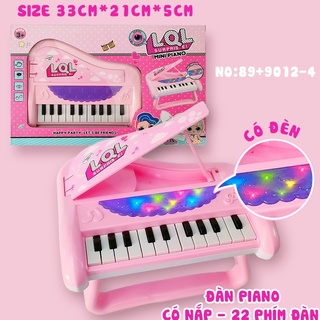 Đàn Piano mini 22 phím kèm cho bé - đồ chơi âm nhạc trẻ em đàn organ elsa