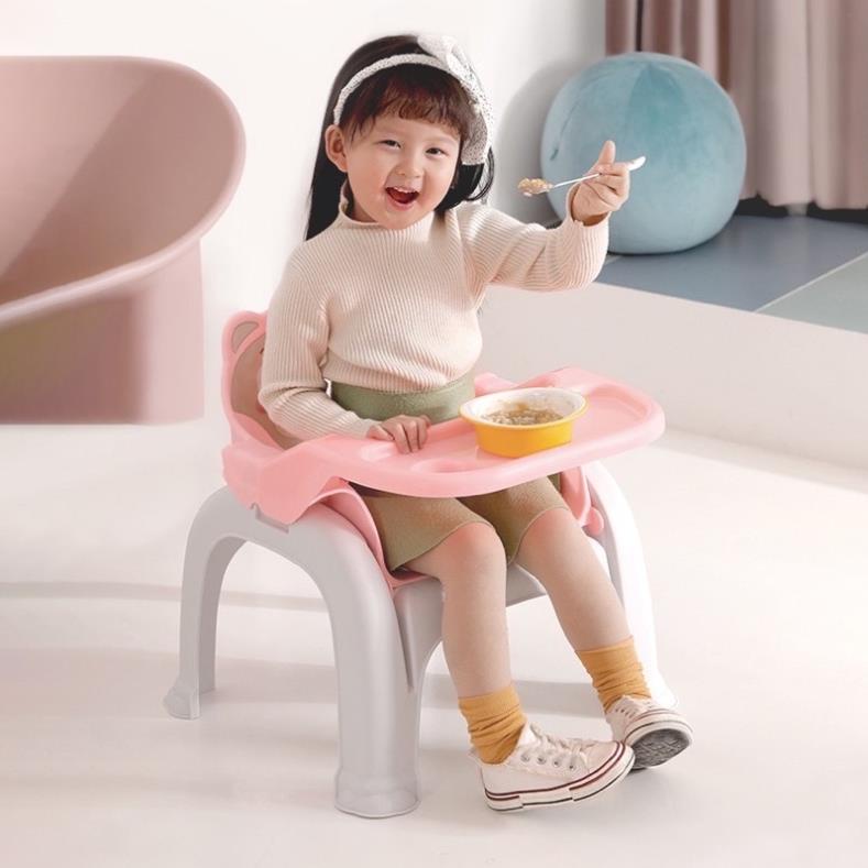 (sieu hot) Ghế đa năng 3 trong 1 cho bé, ghế ăn dặm kiêm ghế gội và ghế ngồi cho bé nhựa Việt Nhật