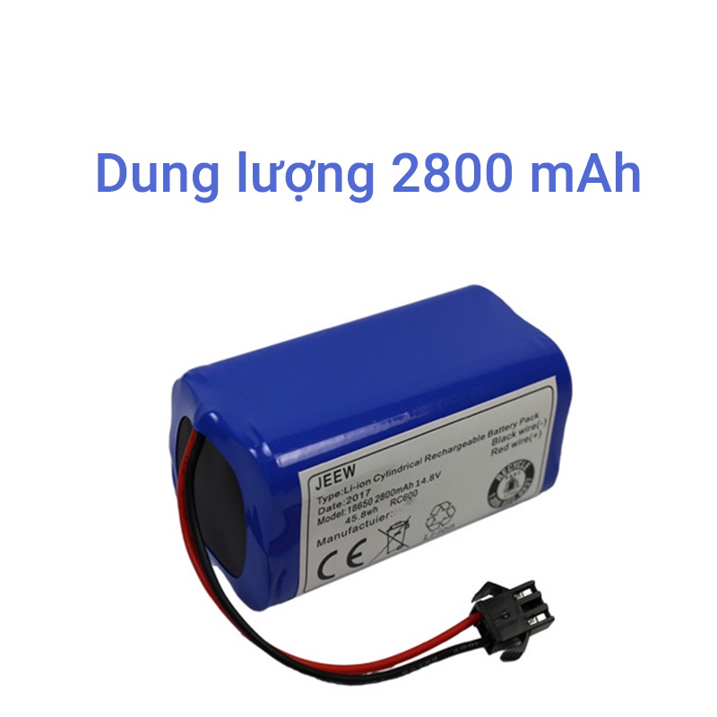 Pin robot hút bụi Ecovacs Deebot DN620 DN621 DN622 N79 N79S 2800mAh 14.8V