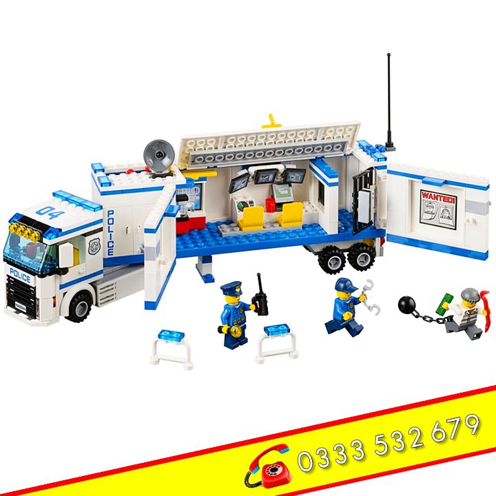 Bộ Lego Lắp Ráp Ninjago Urban Trạm Cảnh Sát Lưu Động 10420. ( 394 Chi Tiết ). Xếp Hình Lego Đồ Chơi Trí Tuệ