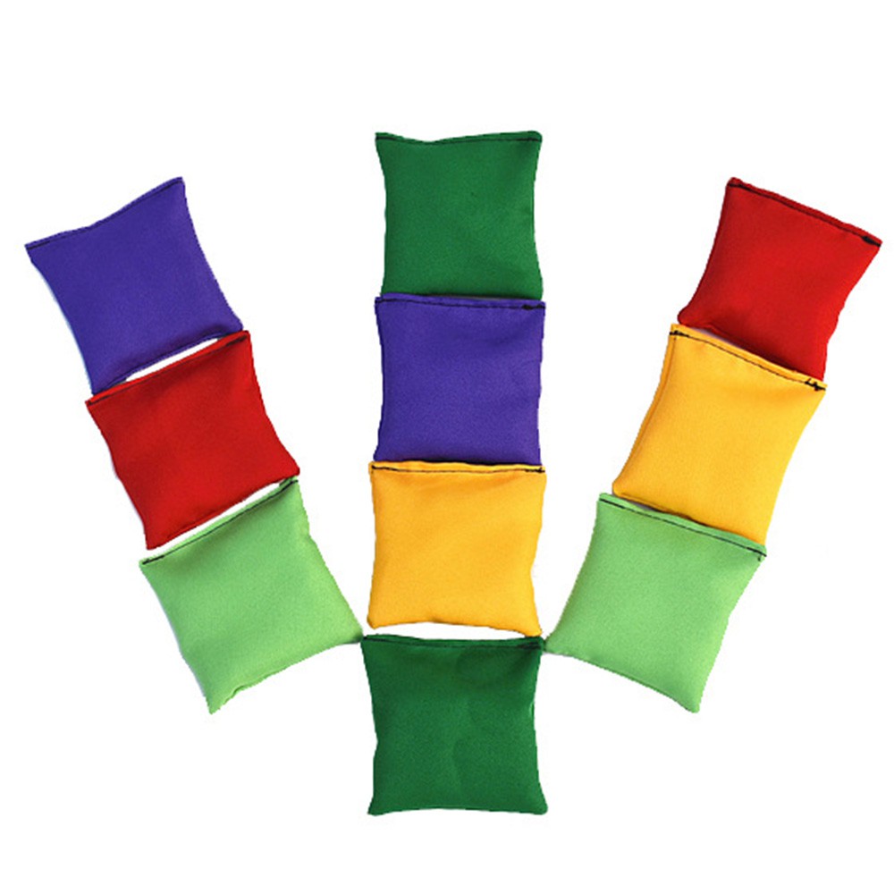 10 Pcs Toy Sandbags Bean Bags Kids Toss Game Carnival Toy Children Throwing Sandbag Ball