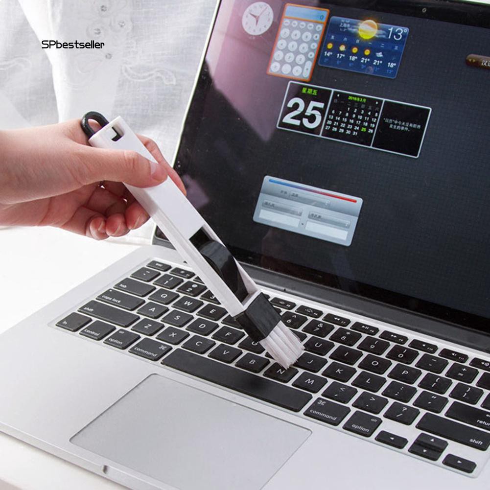 Bàn chải vệ sinh bàn phím máy tính 2 trong 1 tiện lợi