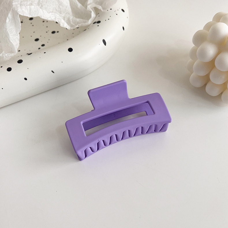 Kẹp Tóc acrylic Màu Tím Thiết Kế Đơn Giản