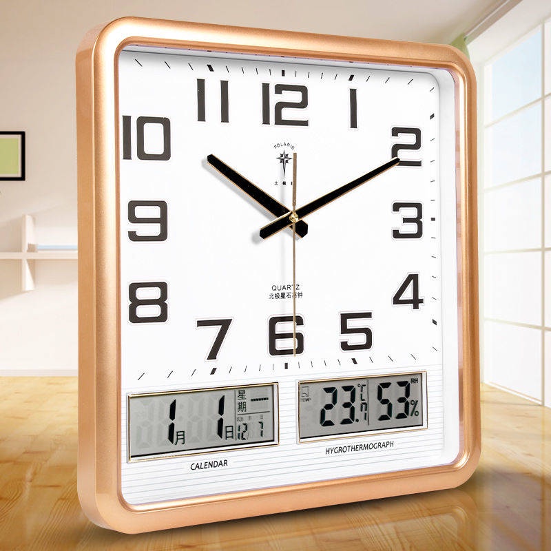 đồng hồ treo tường decor Đồng hồ thạch anh điện tử sáng tạo im lặng đơn giản hiện đại