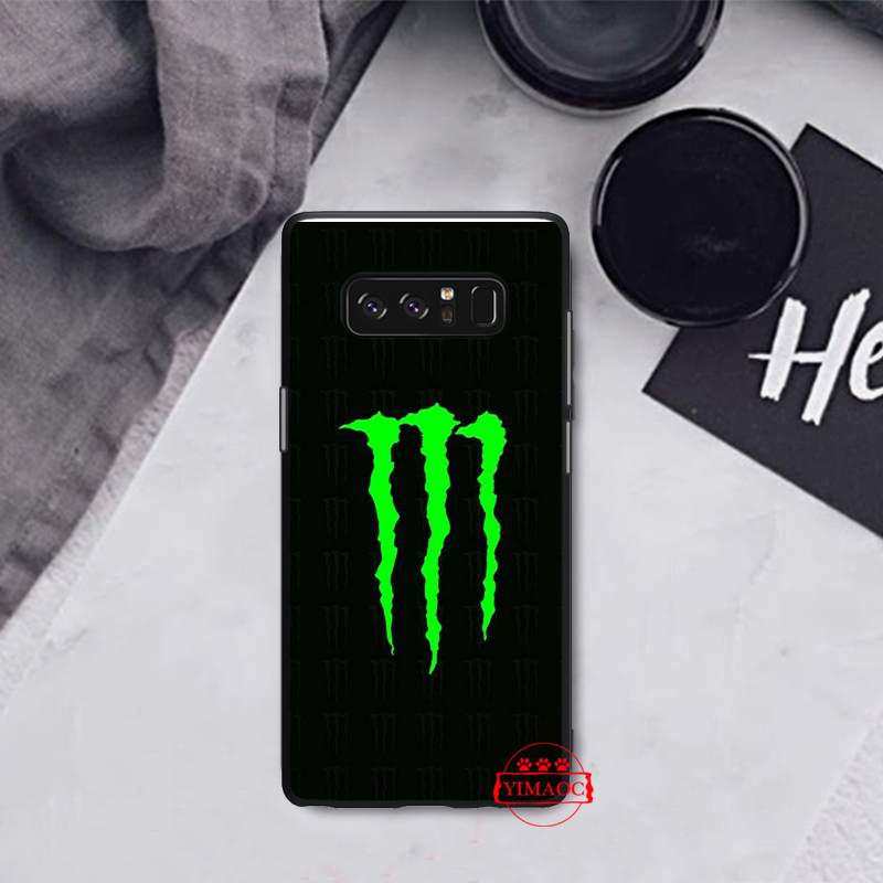 Ốp điện thoại mềm hình monster energy cho Samsung S7 Edge S8 S9 S10 Plus Plus S10E 44AS