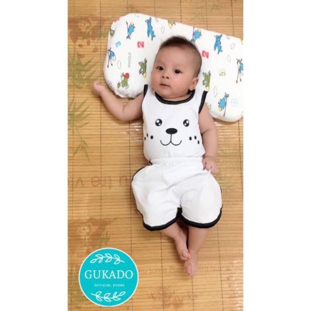 [XẢ KHO] Bộ quần áo cộc tay ba lỗ ngộ nghĩnh cotton 4 chiều 5 - 8kg Thời trang cao cấp xuất khẩu hàn quốc giá rẻ