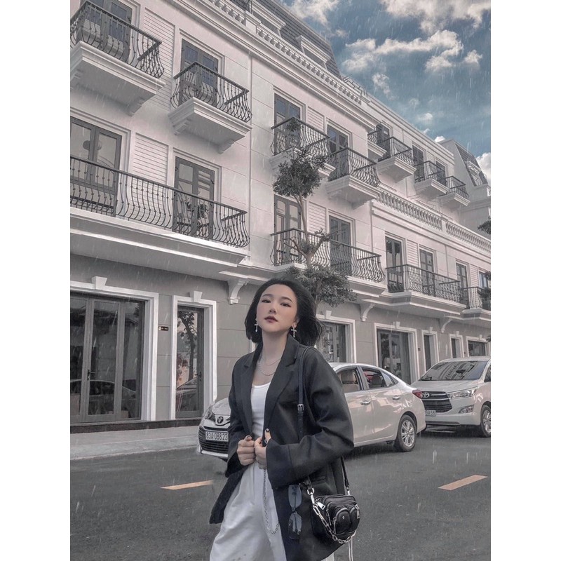 ÁO BLAZER TRƠN MÀU ĐEN | BigBuy360 - bigbuy360.vn