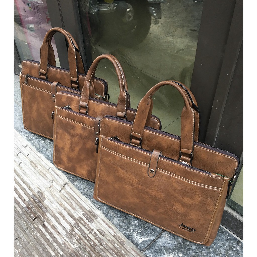[Shop Cặp và Balo Nguyên Vũ] kho cặp da jeep sale mạnh bền đẹp lịch sự nhanh tay đặt hàng hàng chất | BigBuy360 - bigbuy360.vn