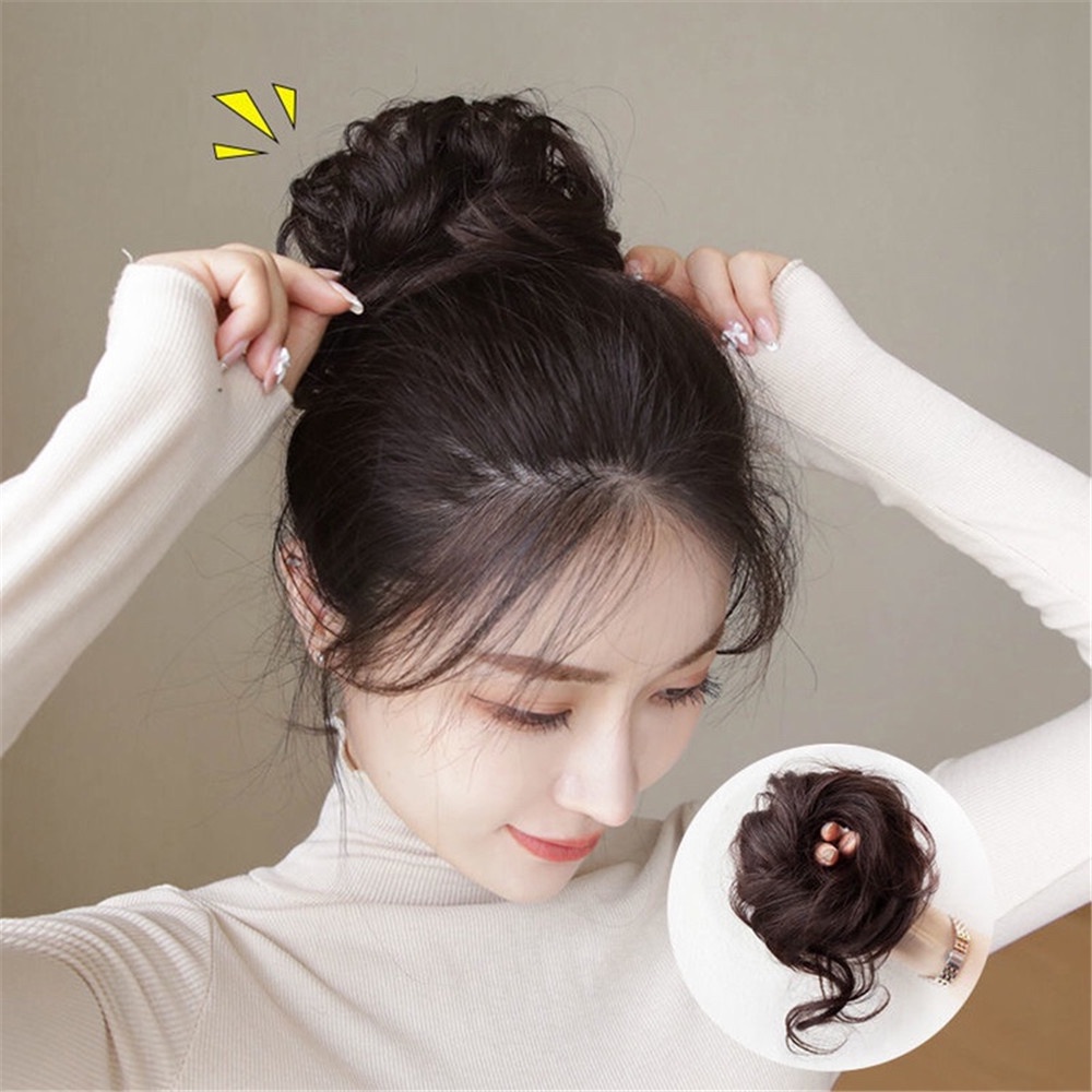 Búi Tóc Giả Hình Bạch Tuộc Phong Cách Hàn Quốc Cho Nữ