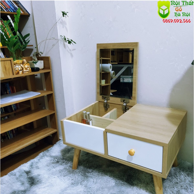 🔴 FREE SHIP 🔴 Bàn Trang Điểm , Bàn Phấn Mini Ngồi Bệt Gỗ MDF Phủ Min Cực Đẹp