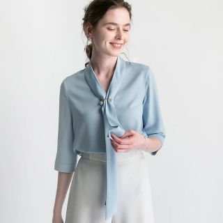 Áo sơmi lụa Oriana