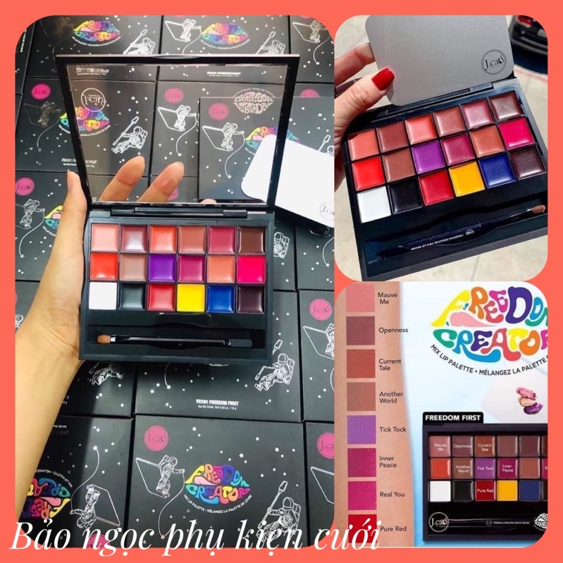 bảng son trang điểm cô dâu (mã SON12)