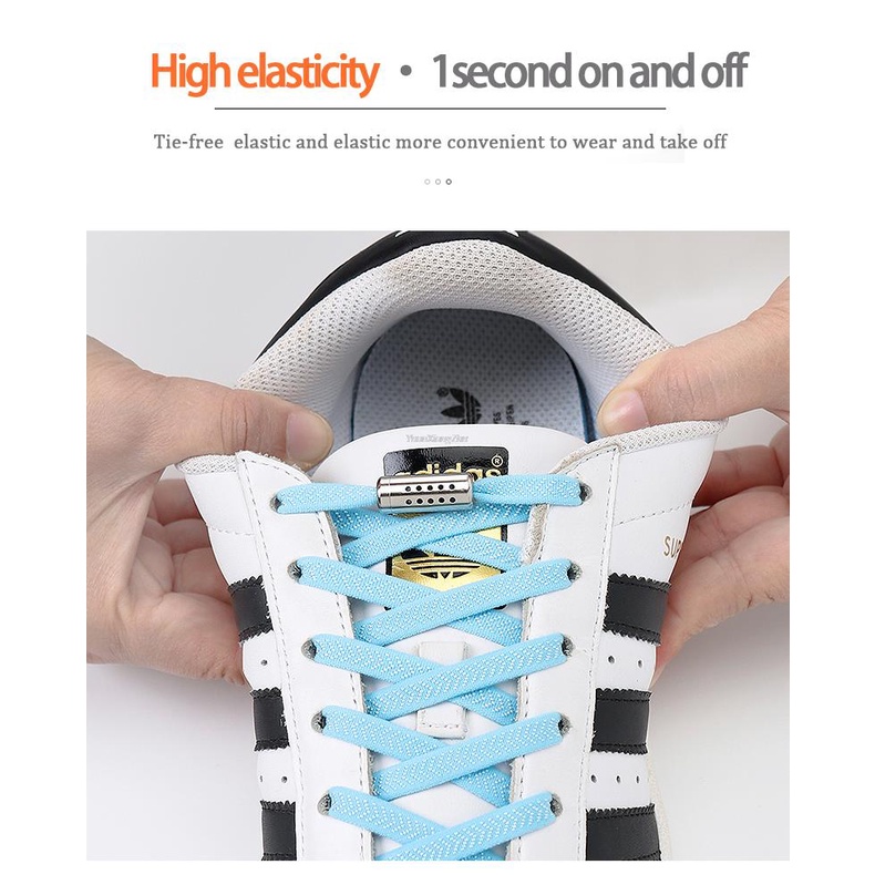 Dây Buộc Giày Nhanh Chóng Không Cần Buộc Bằng Cao Su Hương Thơm Mới