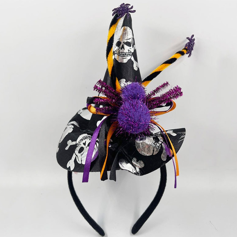 Băng Đô Mũ Phù Thủy Hóa Trang Halloween
