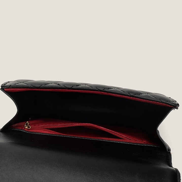 🌸Hàng Order🌸 Túi Xách Nữ CEEKAY Kẻ Lưới Da Trần Quai Da Phối Xích Kèm Vật Trang Trí Sang Chảnh Nữ Tính 🌸Hàng Quảng Châu