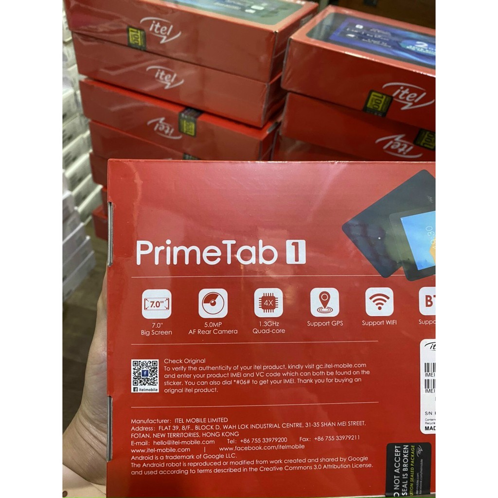 Máy tính bảng itel PrimeTab 1 Ram 2Gb Rom 32Gb trải nghiệm liên quân chiến game ổn - Bảo hành 12 tháng