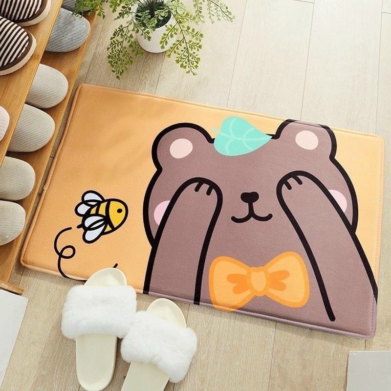 Thảm Lau Chân 3D Siêu Mềm Siêu Thấm