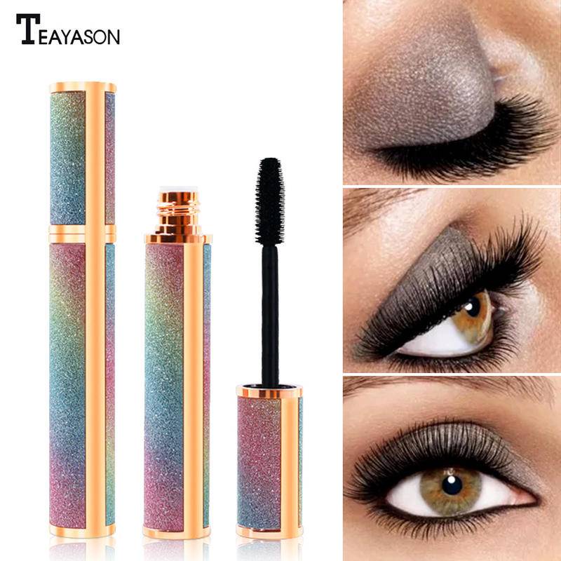 Mascara Sợi Tơ 4D Chống Thấm Nước Uốn Cong Làm Dày Và Dài Mi Thiết Kế Vỏ Họa Tiết Hoa Hướng Dương