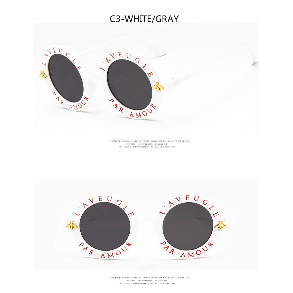 Kính Mát Gọng Tròn Phong Cách Retro