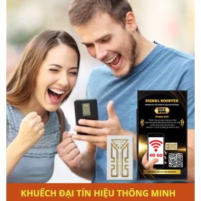 Miếng chíp dán kích sóng tăng tốc độ mạng 4G và wifi