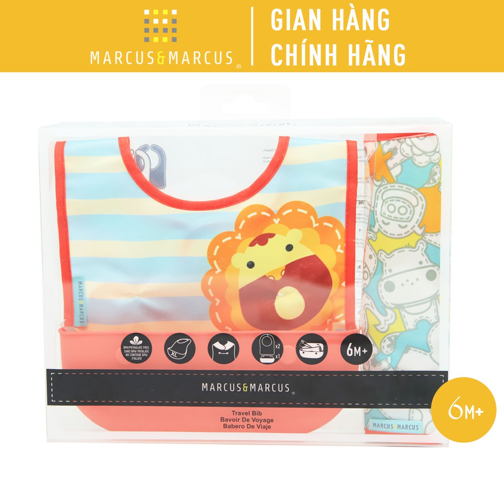 Yếm ăn dặm du lịch cho bé từ 6 tháng Marcus & Marcus - Marcus