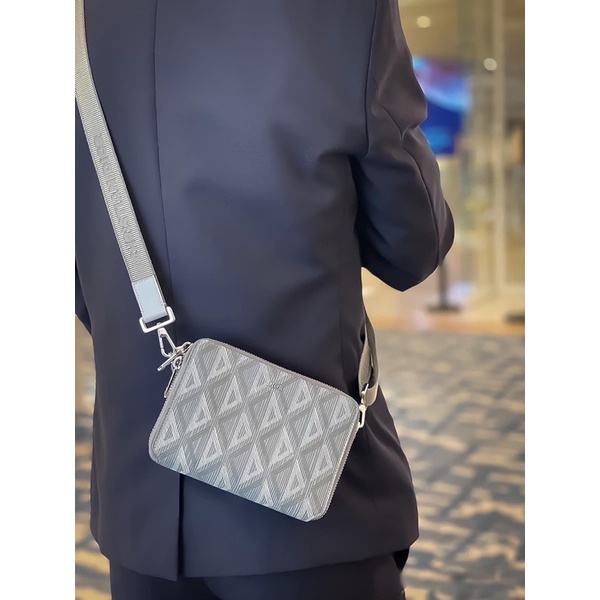 Túi Vuông Dio.rr đeo chéo vai-Vân chéo quả trám💥CHUẨN 1:1💥Túi da Dio.rr hộp vuông da thật nhập khẩu FULLBOX